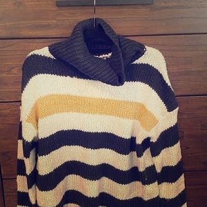 chunky turtleneck sweater